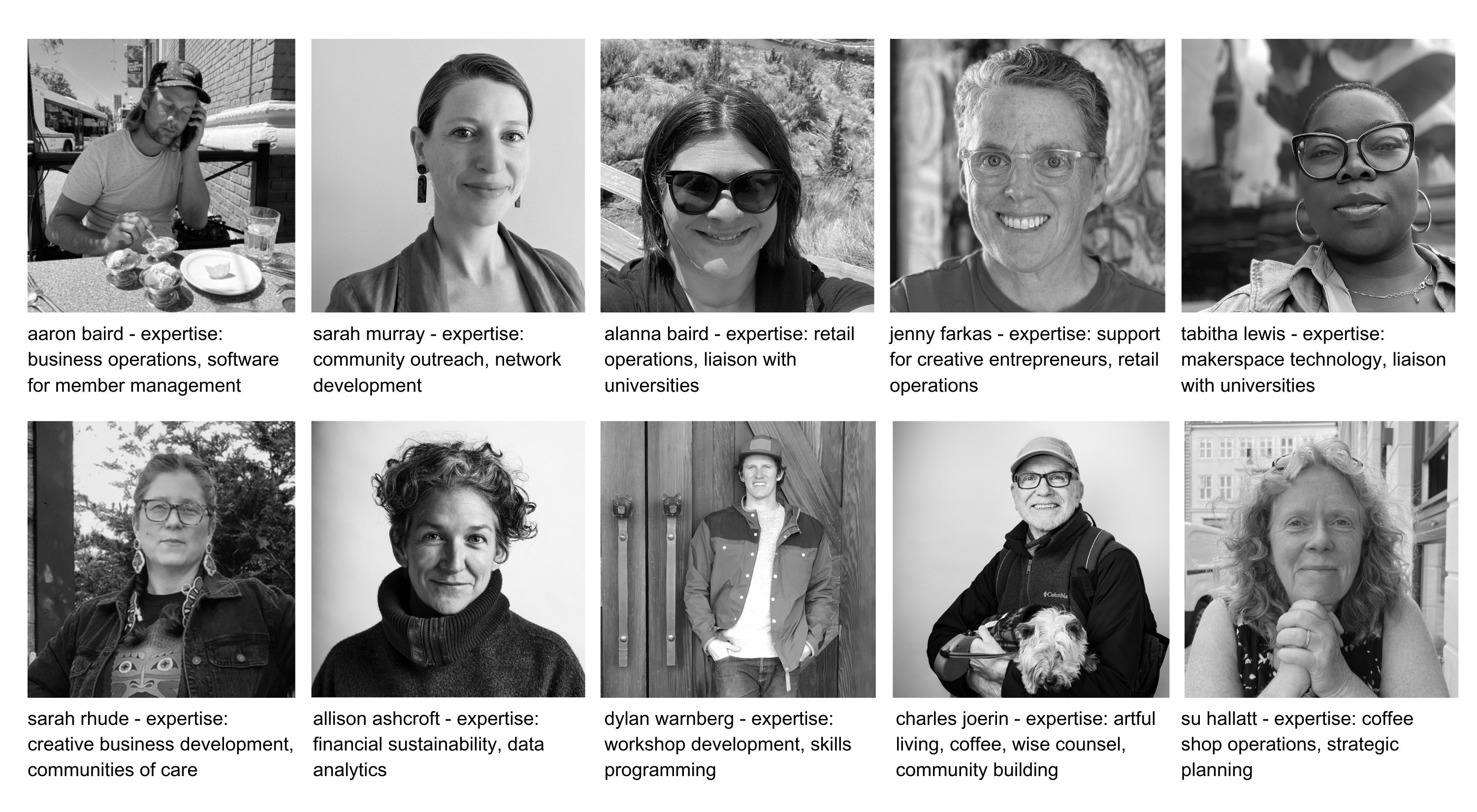 meet the board of directors of the makespace for art society